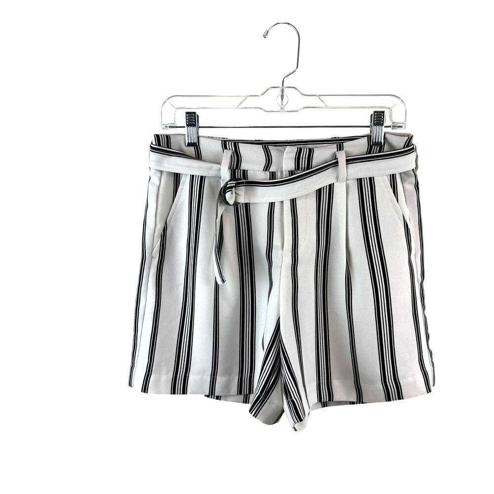 Sanctuary Belted Trouser Shorts Striped 2‎